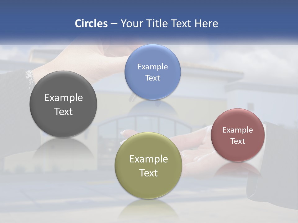 Design Downtown Skyscraper PowerPoint Template