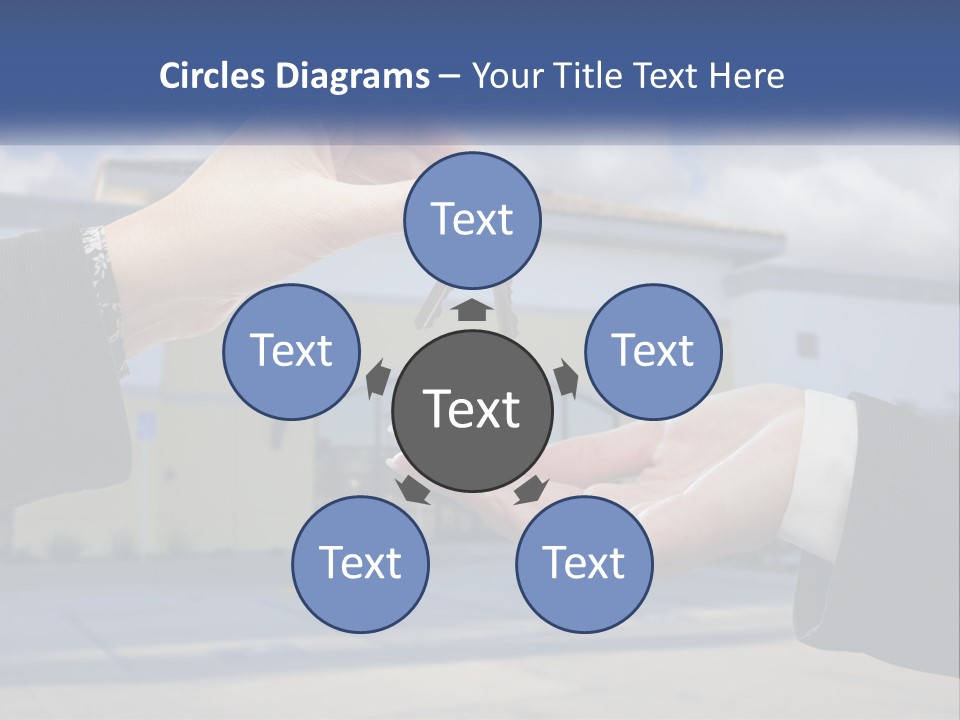 Design Downtown Skyscraper PowerPoint Template