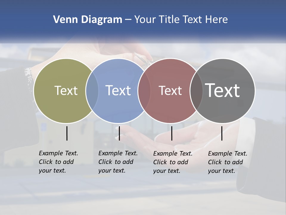 Design Downtown Skyscraper PowerPoint Template