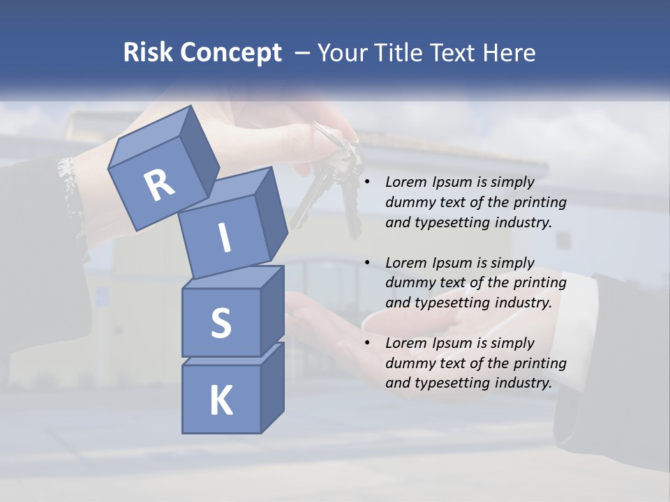 Design Downtown Skyscraper PowerPoint Template