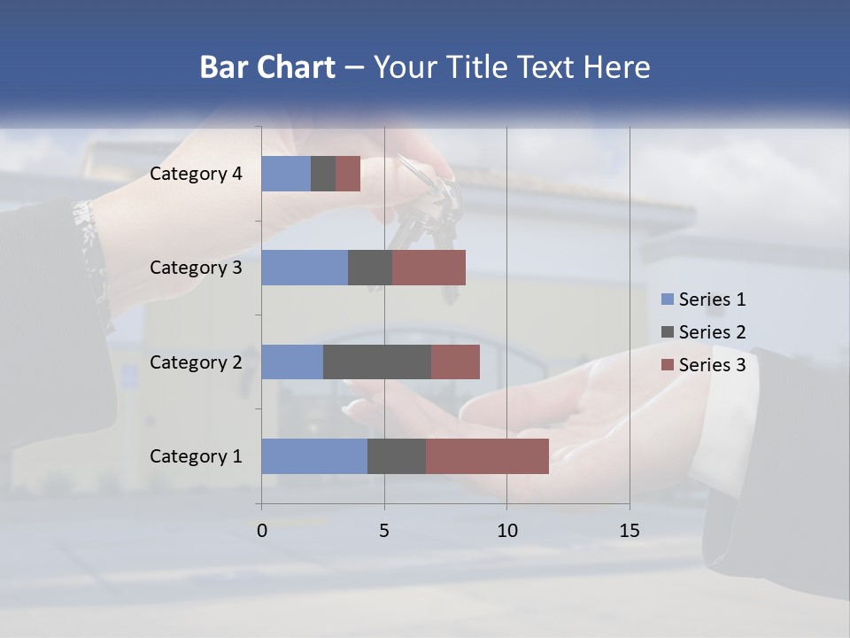 Design Downtown Skyscraper PowerPoint Template