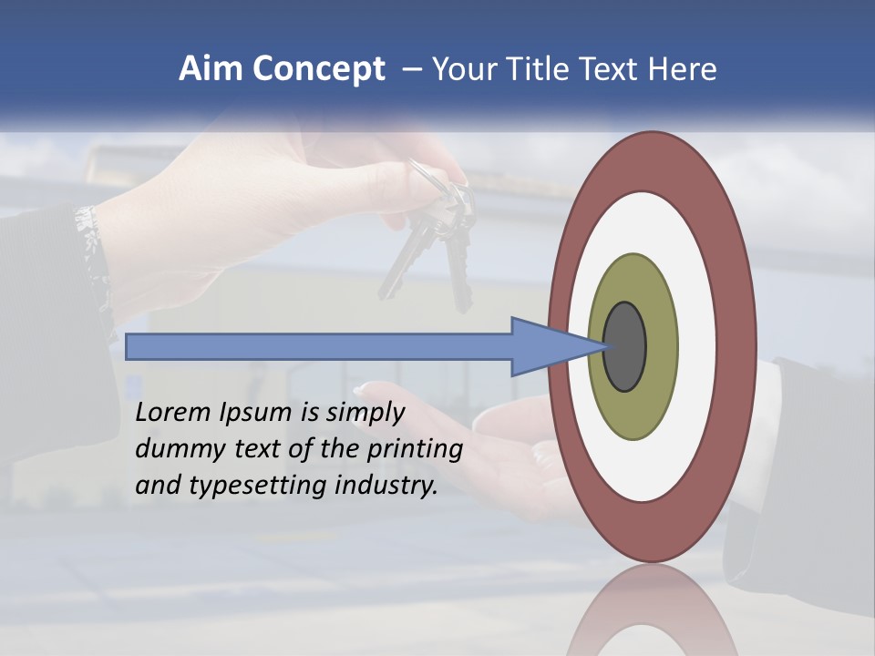 Design Downtown Skyscraper PowerPoint Template