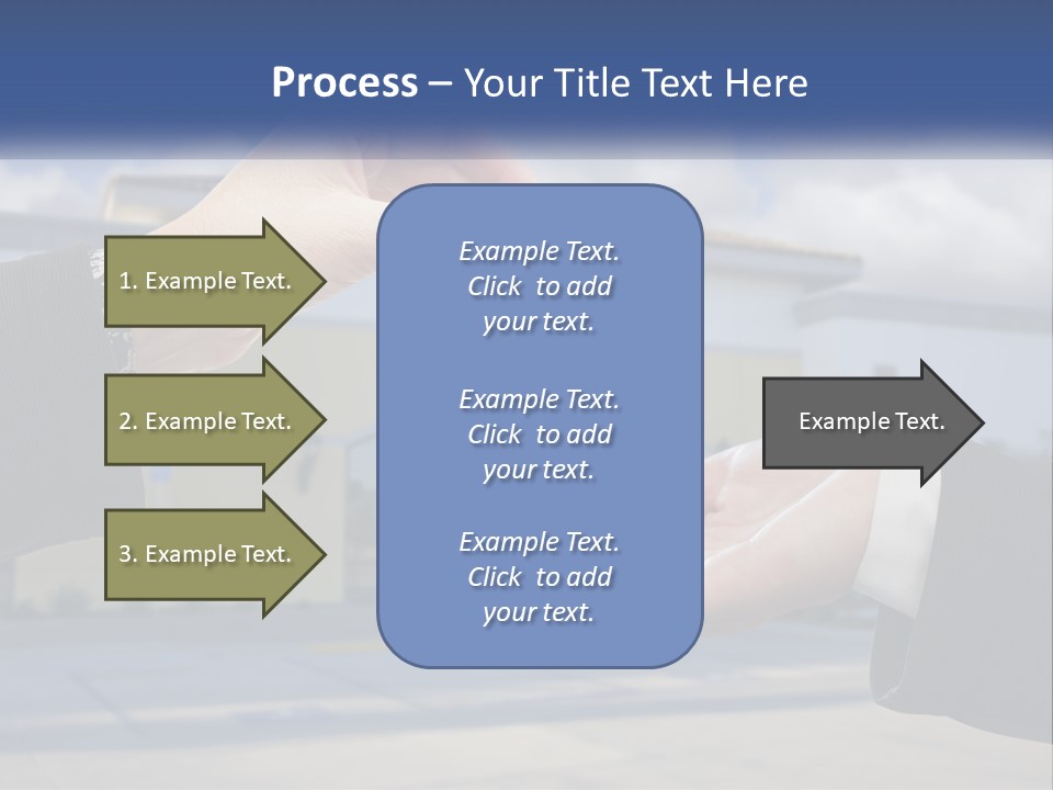 Design Downtown Skyscraper PowerPoint Template