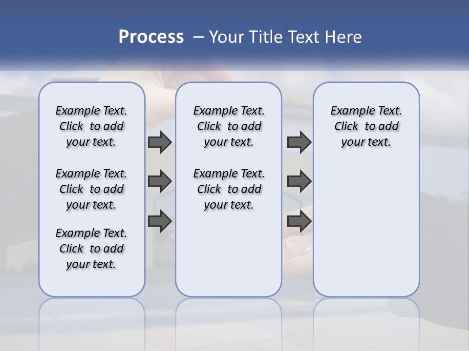 Design Downtown Skyscraper PowerPoint Template