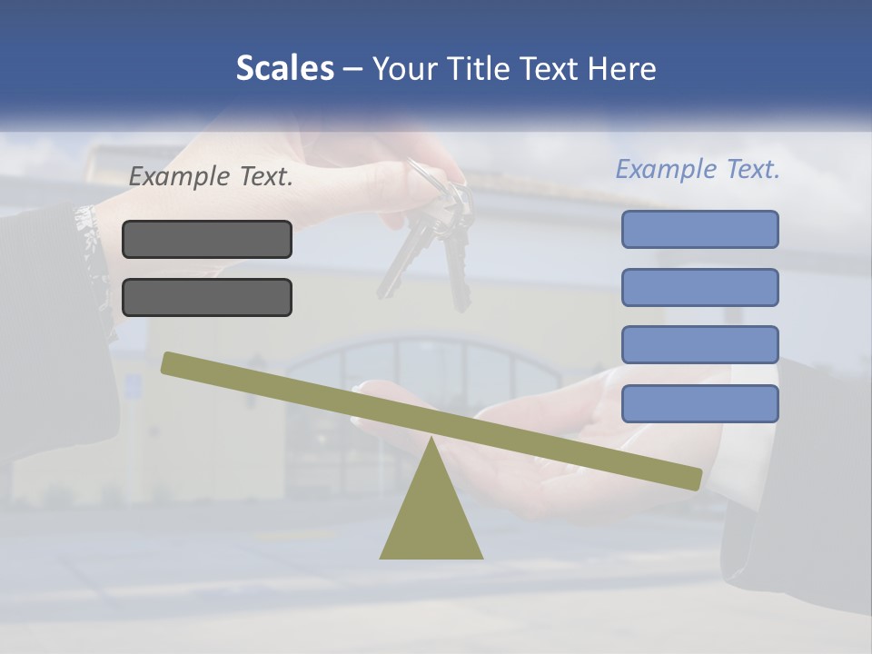 Design Downtown Skyscraper PowerPoint Template