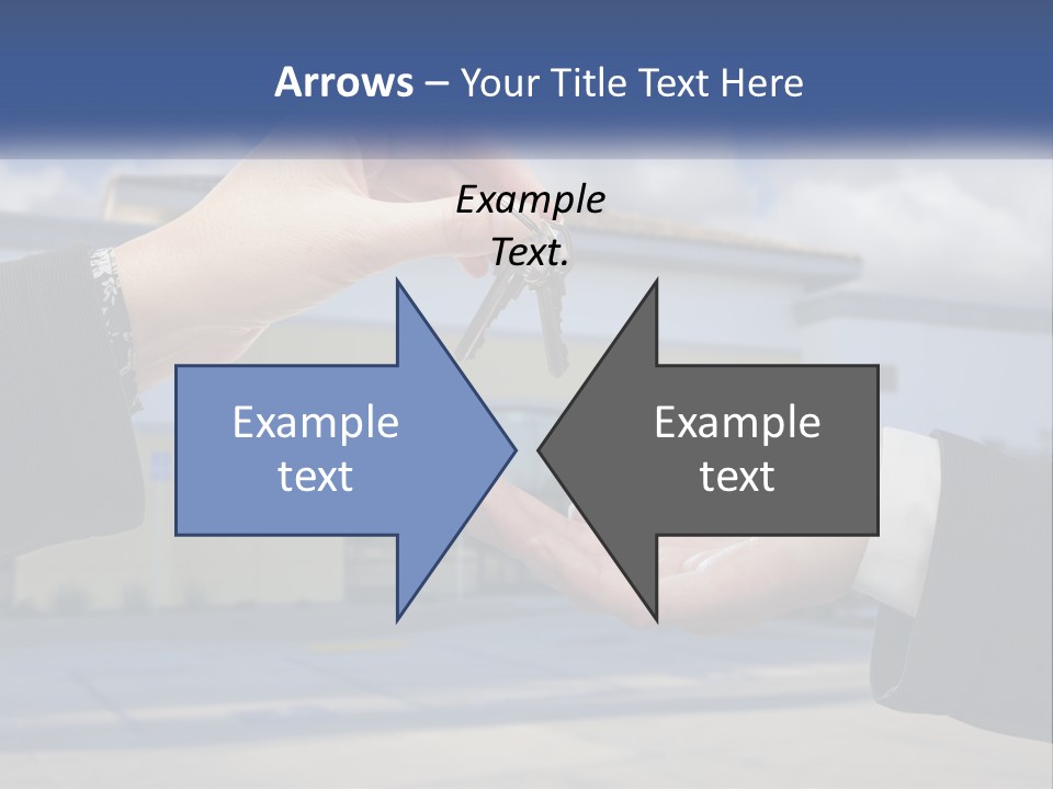 Design Downtown Skyscraper PowerPoint Template