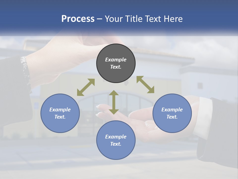 Design Downtown Skyscraper PowerPoint Template