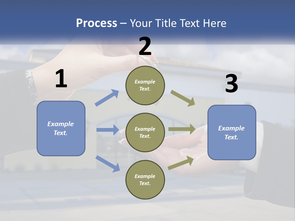 Design Downtown Skyscraper PowerPoint Template