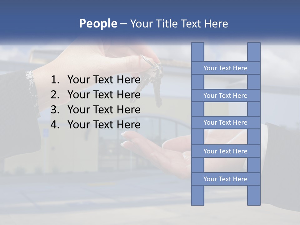Design Downtown Skyscraper PowerPoint Template