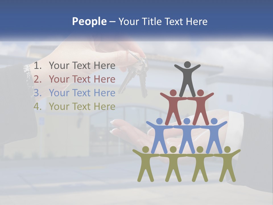 Design Downtown Skyscraper PowerPoint Template