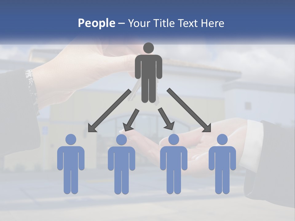 Design Downtown Skyscraper PowerPoint Template