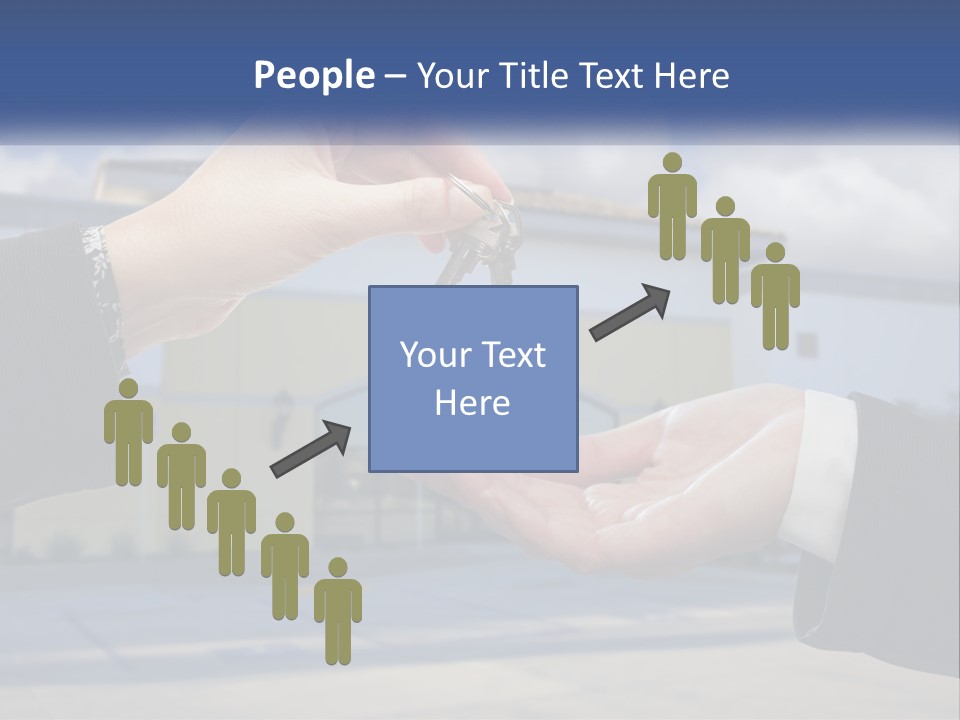 Design Downtown Skyscraper PowerPoint Template