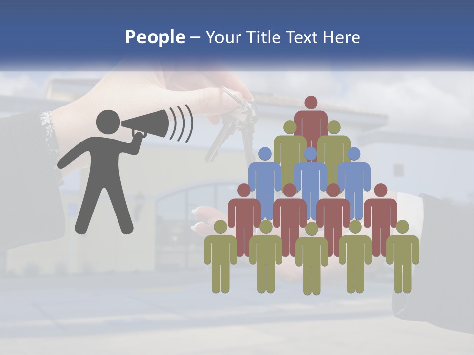 Design Downtown Skyscraper PowerPoint Template