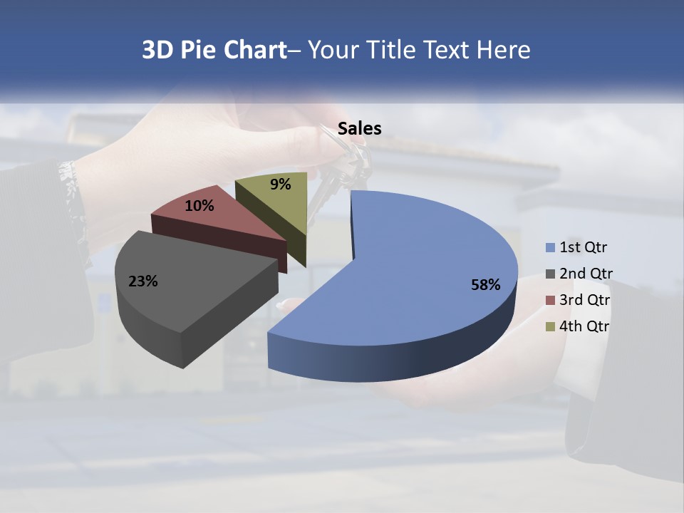 Design Downtown Skyscraper PowerPoint Template