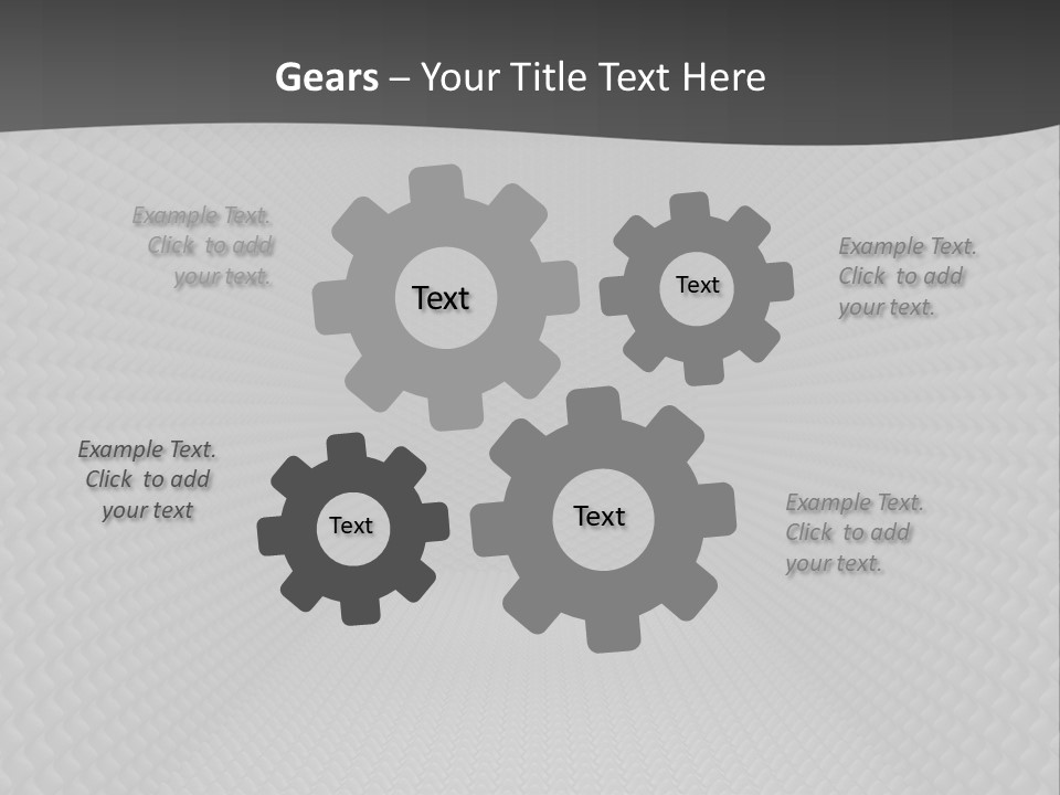 High Abstract Town PowerPoint Template