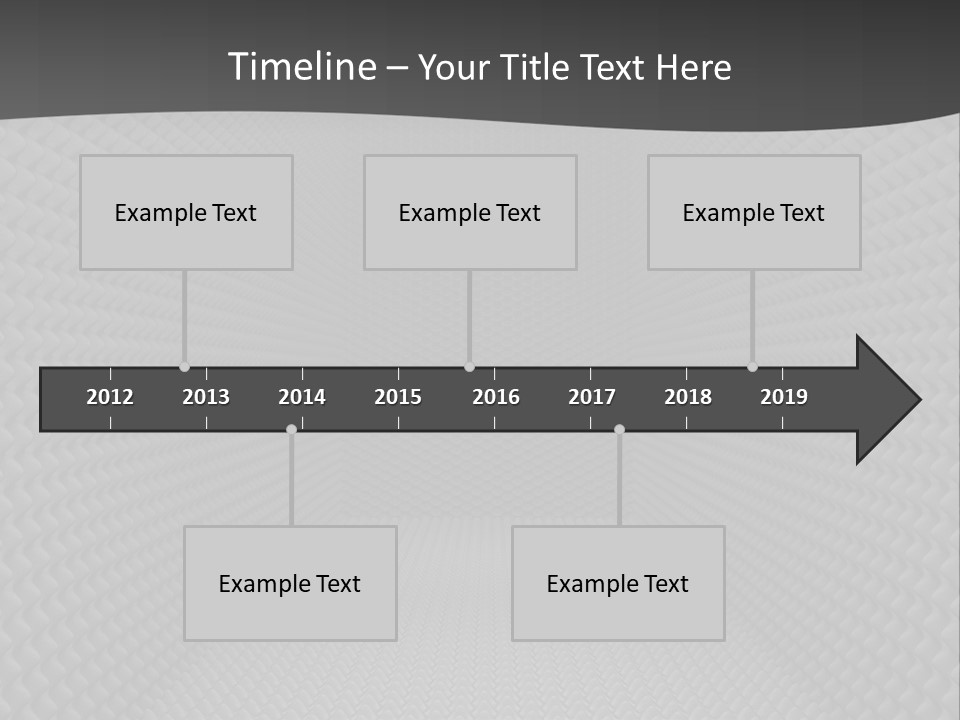 High Abstract Town PowerPoint Template