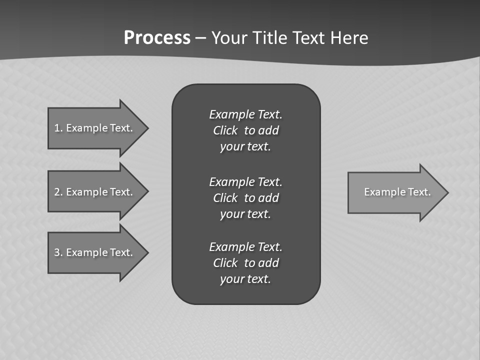 High Abstract Town PowerPoint Template