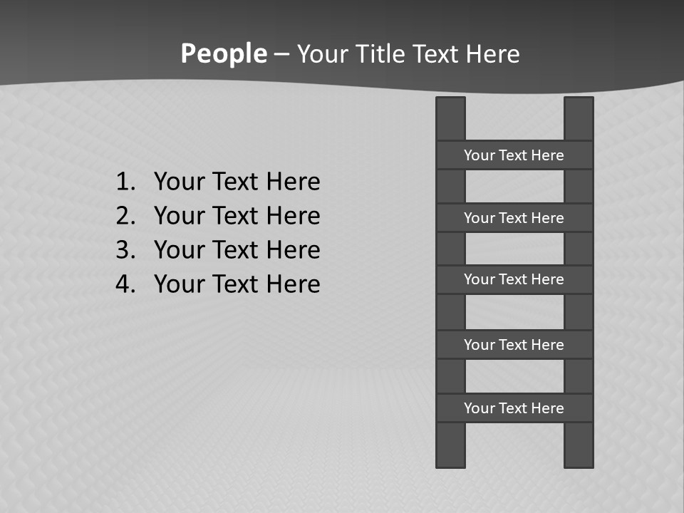 High Abstract Town PowerPoint Template