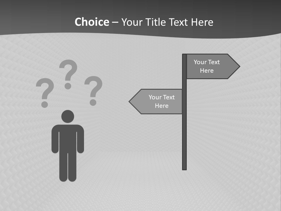 High Abstract Town PowerPoint Template