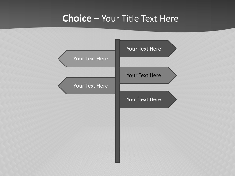 High Abstract Town PowerPoint Template