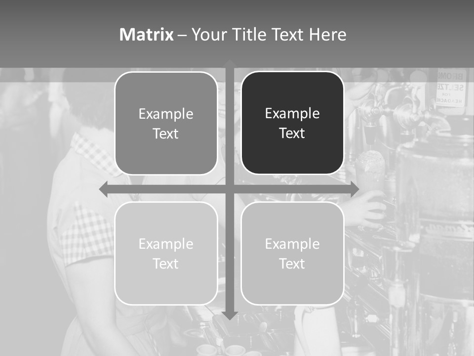 Globe Downtown Grey PowerPoint Template