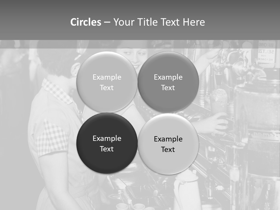 Globe Downtown Grey PowerPoint Template