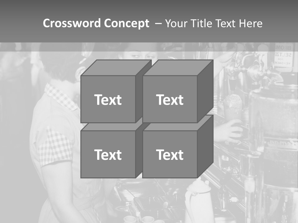 Globe Downtown Grey PowerPoint Template