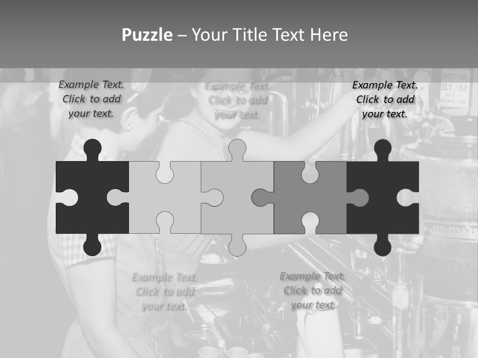 Globe Downtown Grey PowerPoint Template