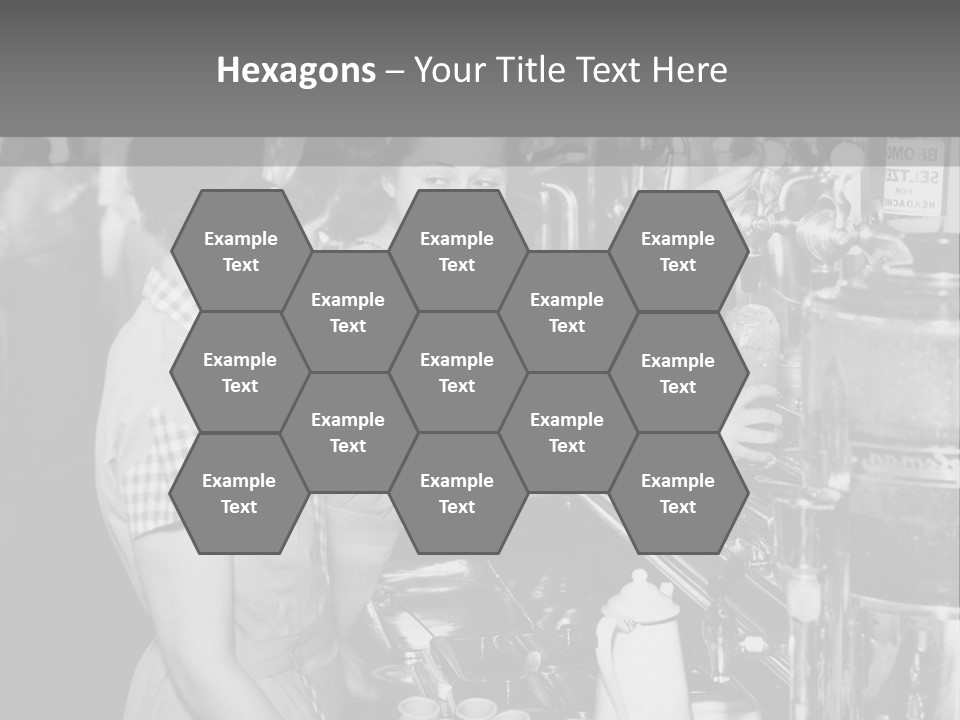 Globe Downtown Grey PowerPoint Template