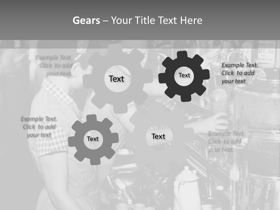 Globe Downtown Grey PowerPoint Template