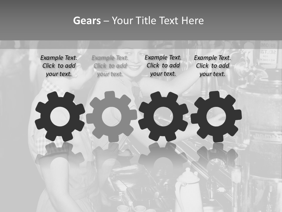 Globe Downtown Grey PowerPoint Template