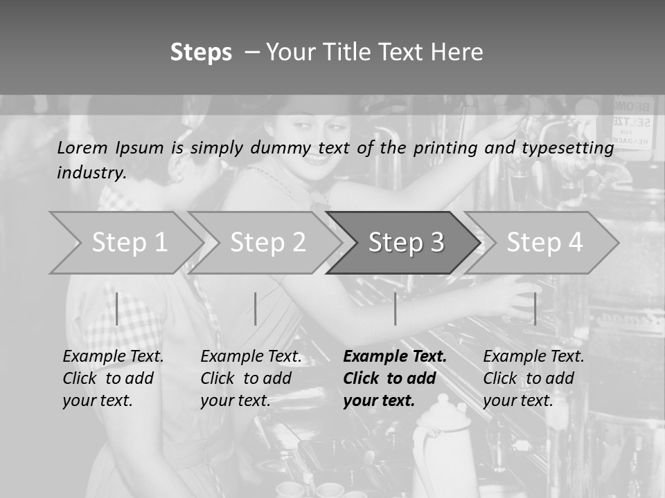 Globe Downtown Grey PowerPoint Template