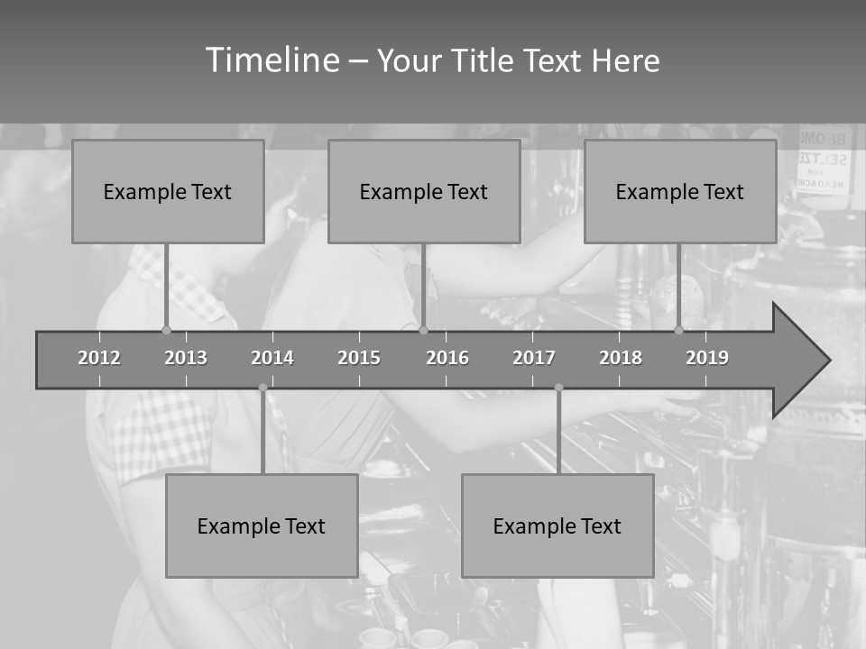 Globe Downtown Grey PowerPoint Template
