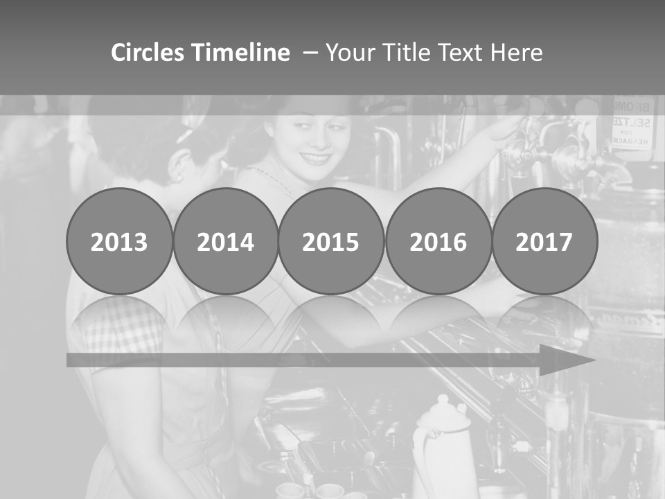 Globe Downtown Grey PowerPoint Template