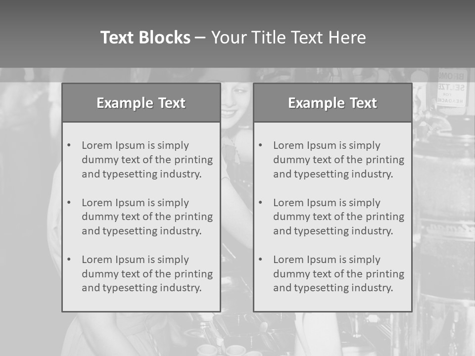Globe Downtown Grey PowerPoint Template
