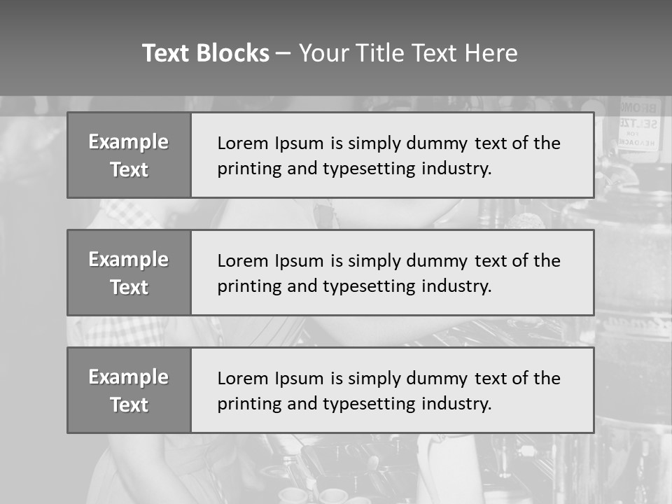 Globe Downtown Grey PowerPoint Template