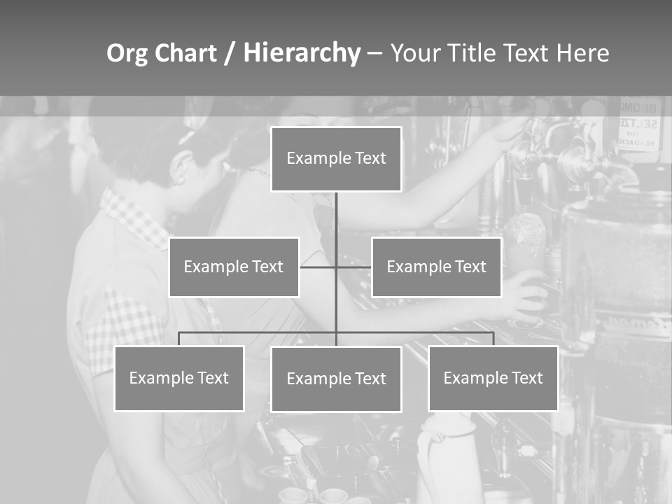 Globe Downtown Grey PowerPoint Template