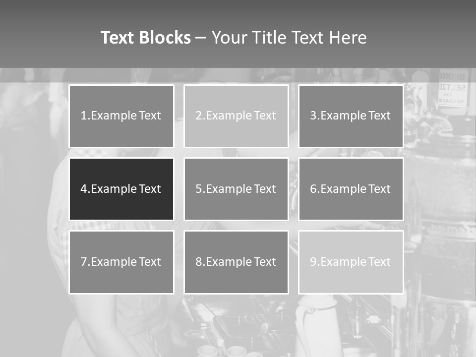 Globe Downtown Grey PowerPoint Template