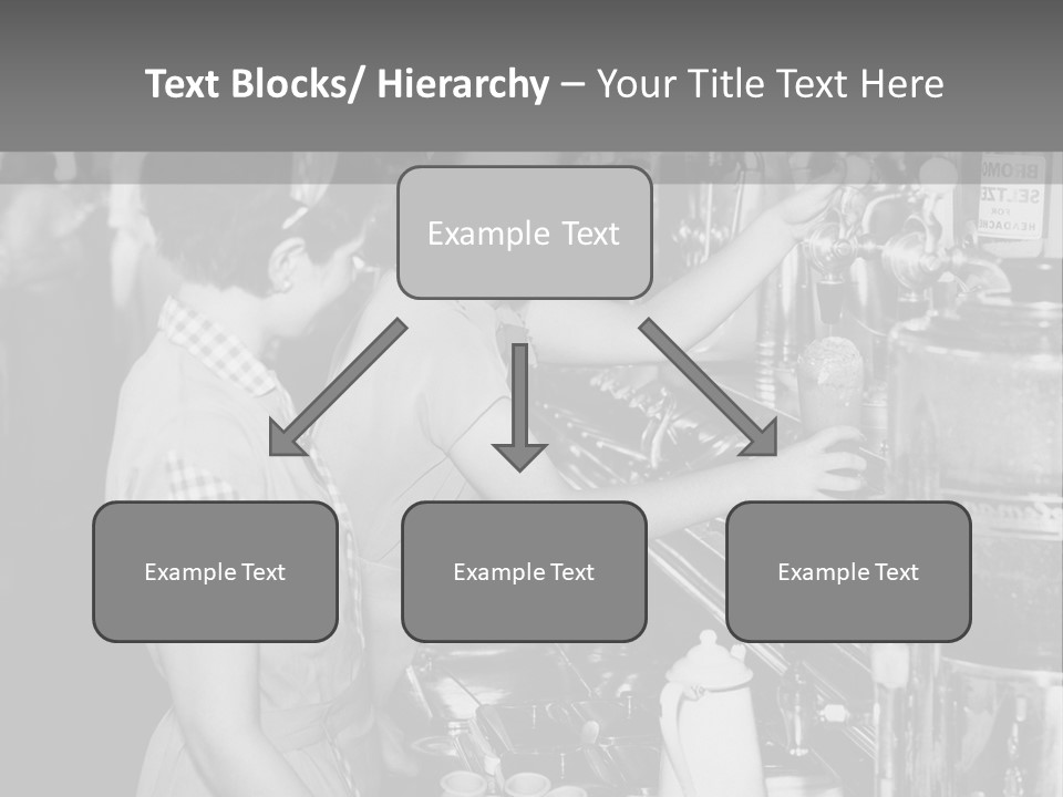 Globe Downtown Grey PowerPoint Template