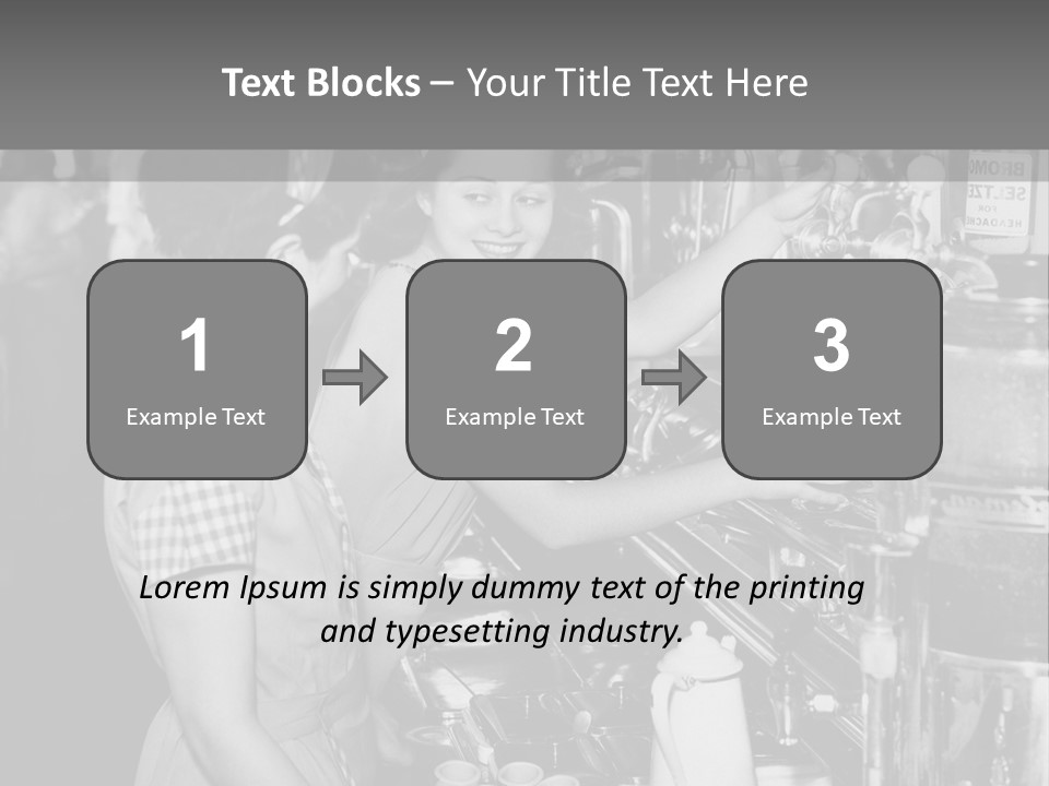 Globe Downtown Grey PowerPoint Template