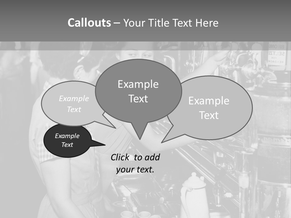 Globe Downtown Grey PowerPoint Template