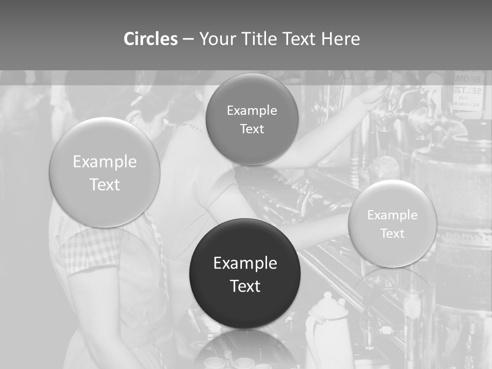 Globe Downtown Grey PowerPoint Template