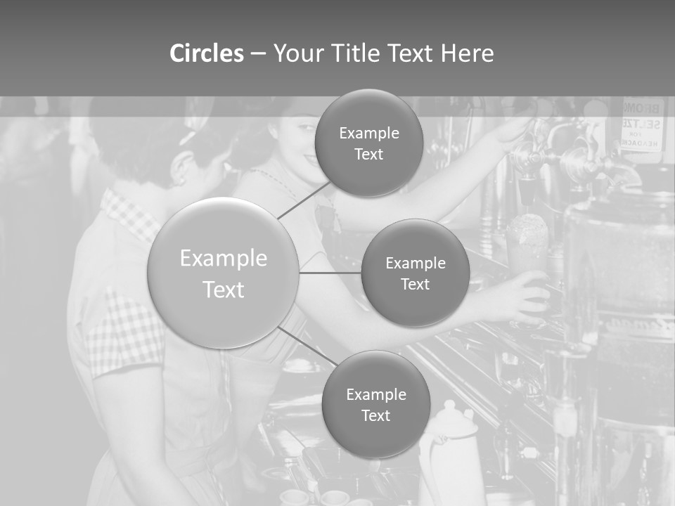 Globe Downtown Grey PowerPoint Template