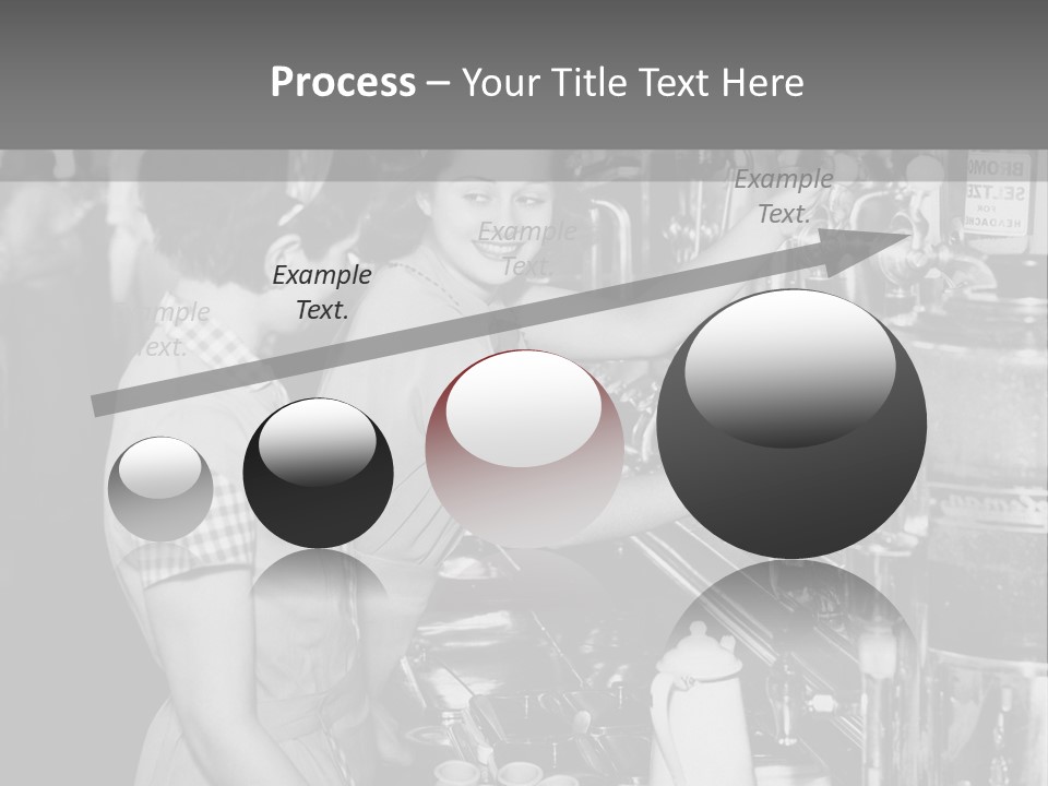 Globe Downtown Grey PowerPoint Template