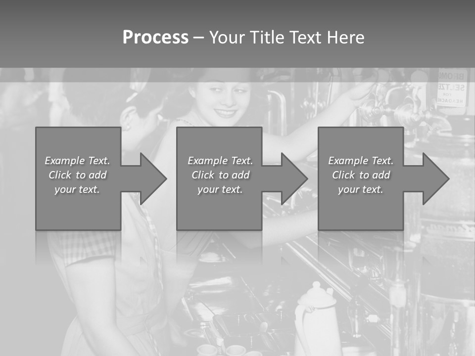Globe Downtown Grey PowerPoint Template