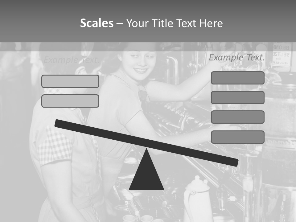 Globe Downtown Grey PowerPoint Template