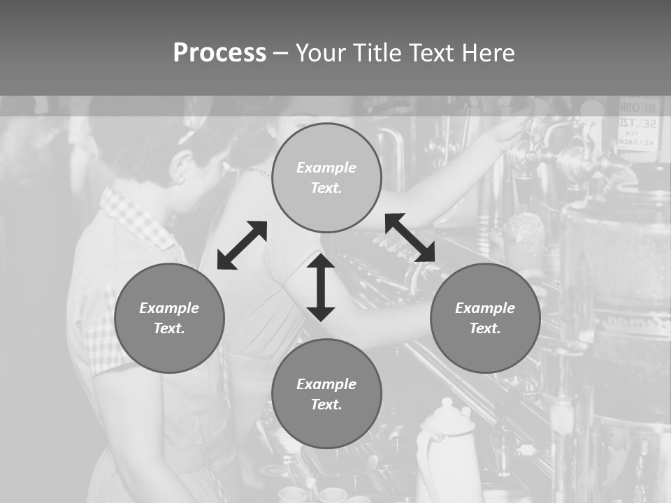 Globe Downtown Grey PowerPoint Template