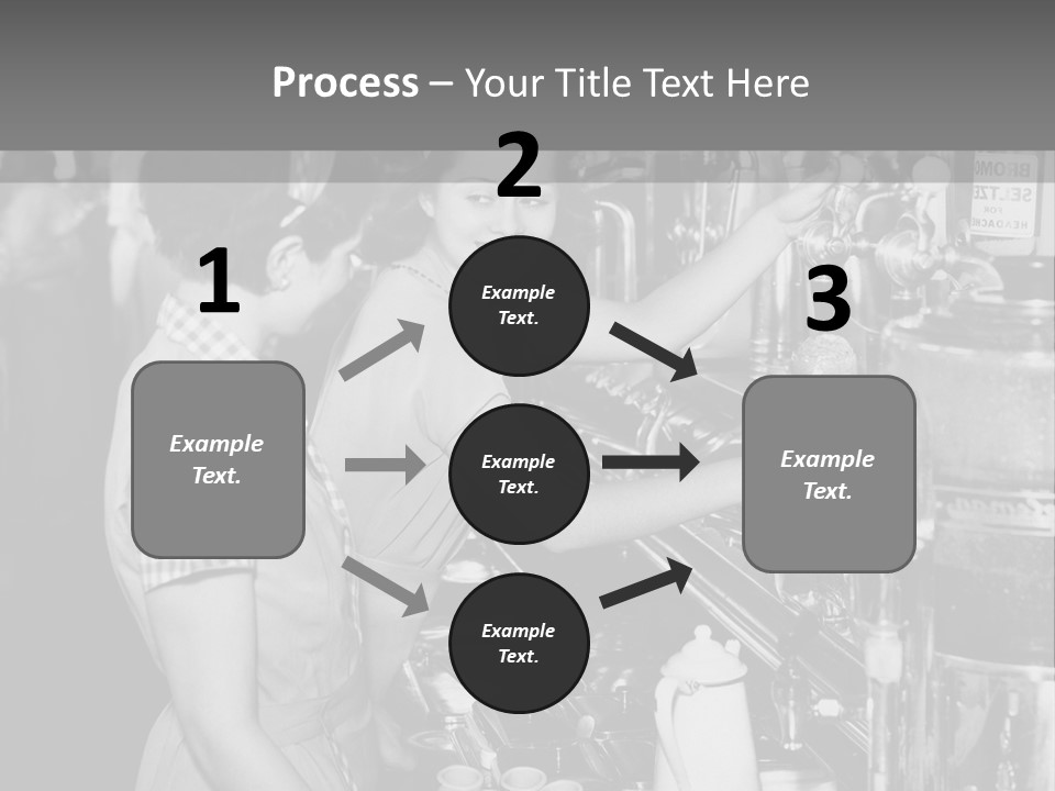 Globe Downtown Grey PowerPoint Template