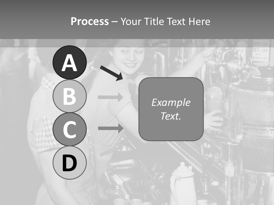Globe Downtown Grey PowerPoint Template