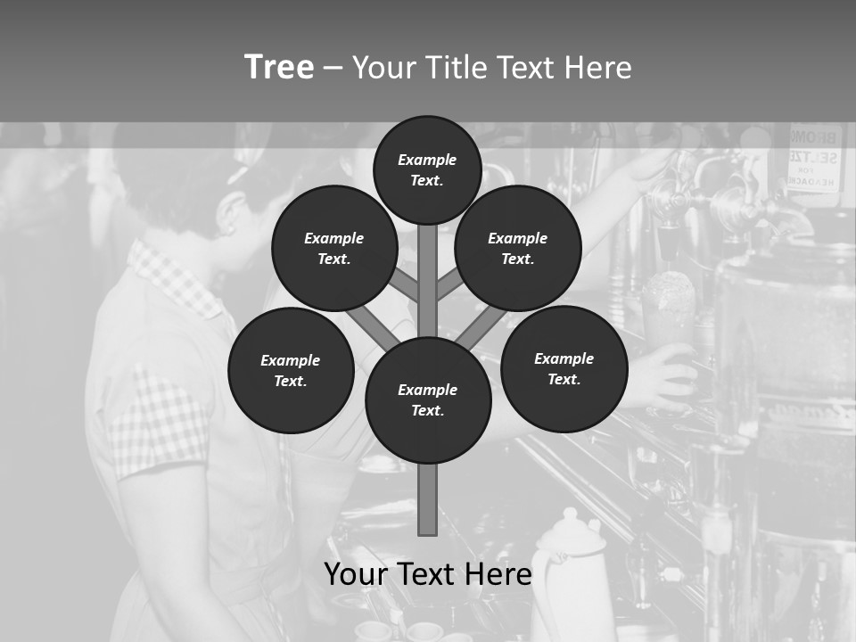 Globe Downtown Grey PowerPoint Template